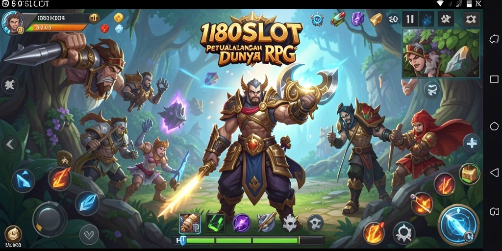 Tampilan gameplay RPG yang menakjubkan di 180SLOT.