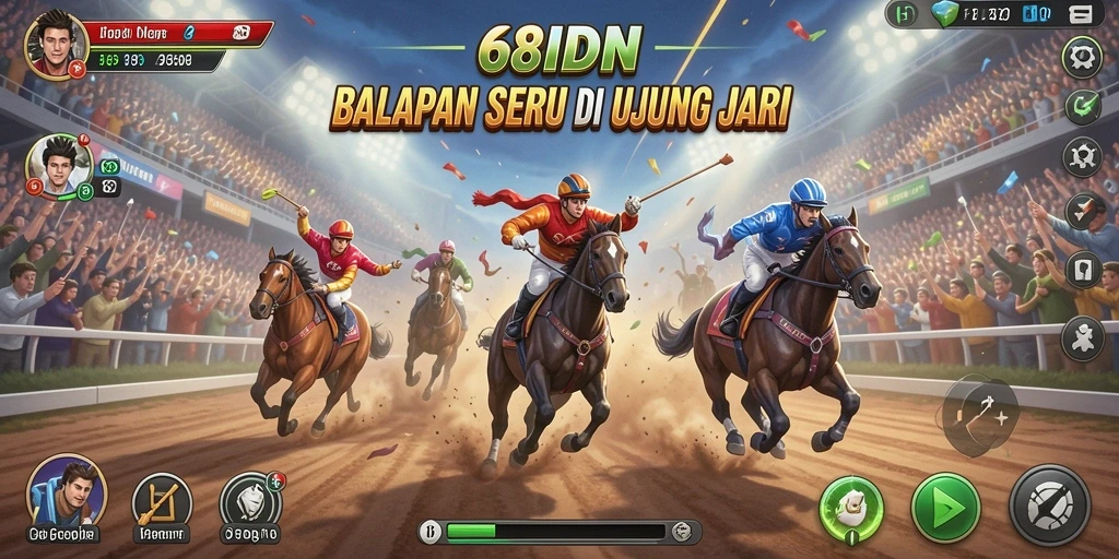 Gameplay Racing yang menegangkan di 68IDN dengan berbagai kendaraan.