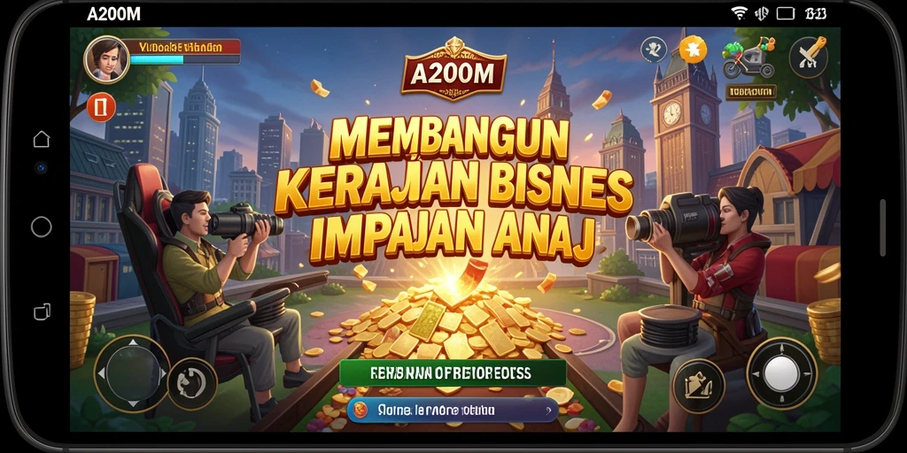 Tampilan gameplay A200M yang menegangkan dan seru.