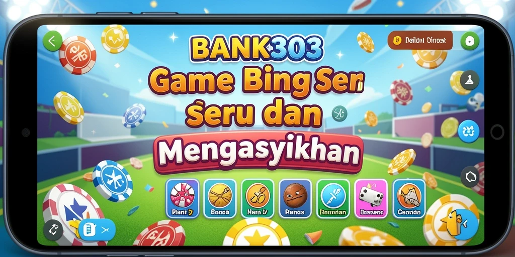 Tampilan gameplay seru dari BANK303 dengan tema Bingo yang menarik.