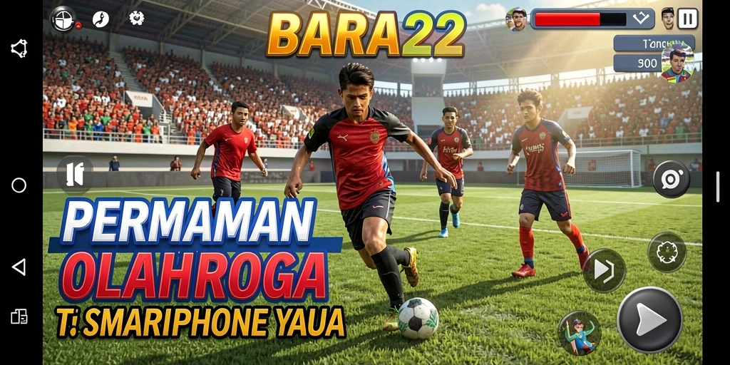 Gameplay intens di BARA22 dengan berbagai cabang olahraga.
