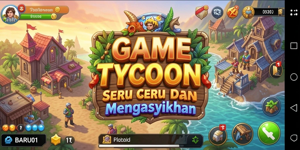 Tampilan gameplay BARU01 yang menarik dan dinamis.