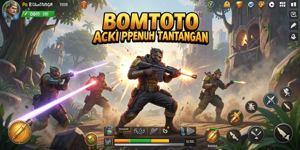 Tangkapan layar gameplay BOMTOTO yang menampilkan aksi seru dan menegangkan.