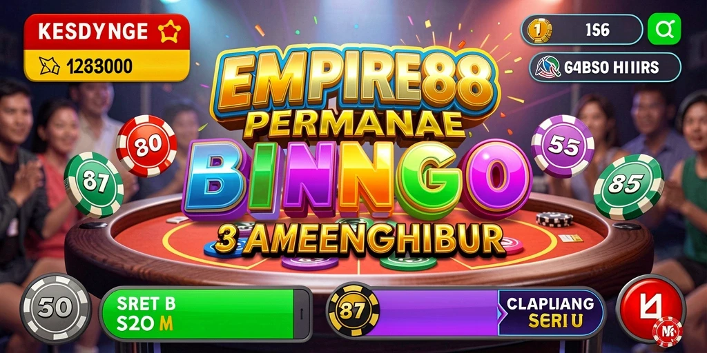 Screenshot gameplay EMPIRE88 menampilkan suasana seru permainan Bingo.