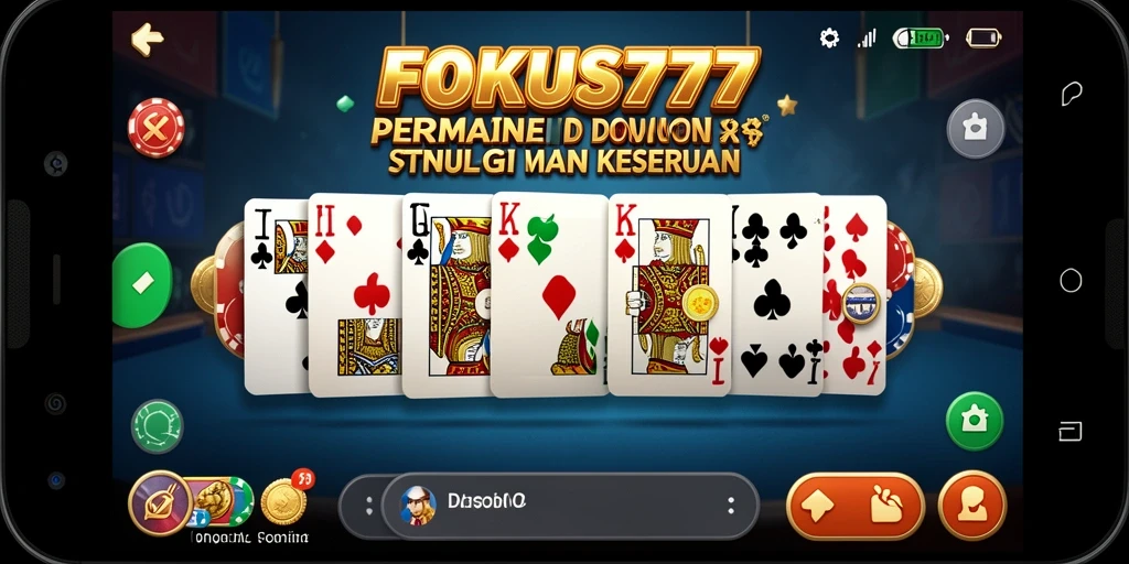Tampilan gameplay menarik dari FOKUS777 dengan desain grafis yang menawan.