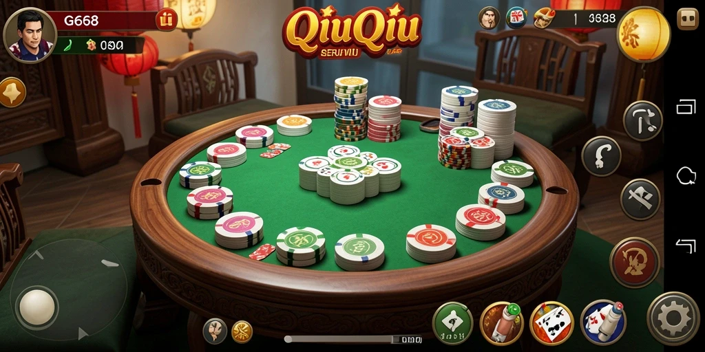 Tampilan gameplay seru G668 QiuQiu yang menantang.