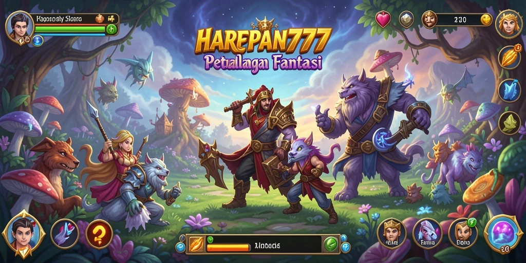 Screenshot gameplay HARAPAN777 menampilkan karakter menjelajahi dunia petualangan.
