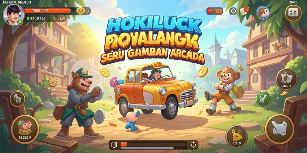 Tampilan gameplay HOKILUCK yang penuh aksi dan tantangan.