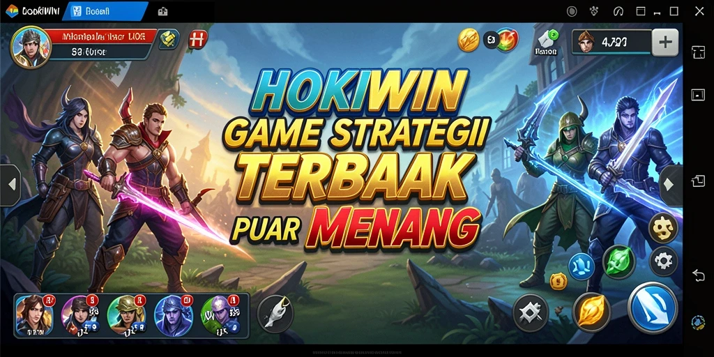 Tangkapan layar HOKIWIN menampilkan gameplay strategi yang menantang.