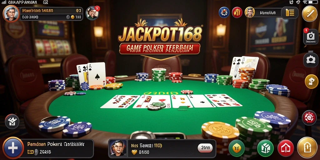 Gameplay mendebarkan dalam JACKPOT168 saat bermain Poker.