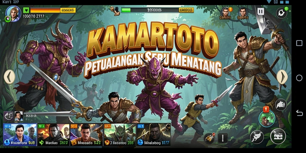 Screenshot gameplay KAMARTOTO menampilkan aksi seru dalam petualangan.