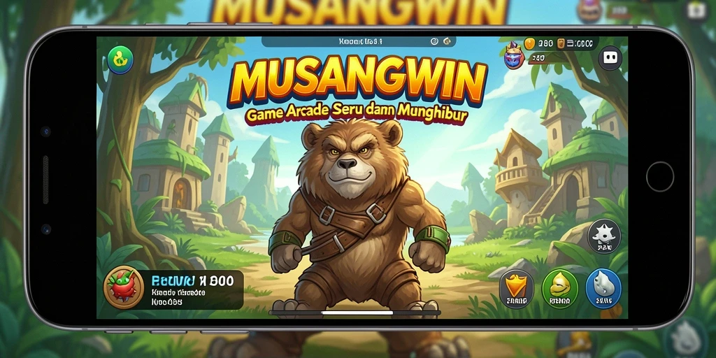 Screenshot utama MUSANGWIN menunjukkan gameplay yang dinamis dan menyenangkan.
