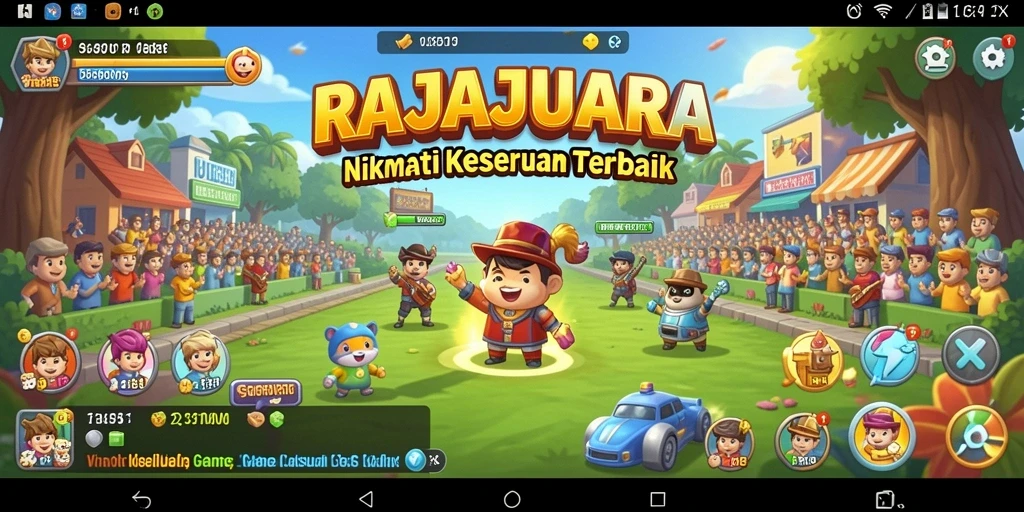 Screenshot gameplay RAJAJUARA yang menampilkan keseruan bermain Casual.