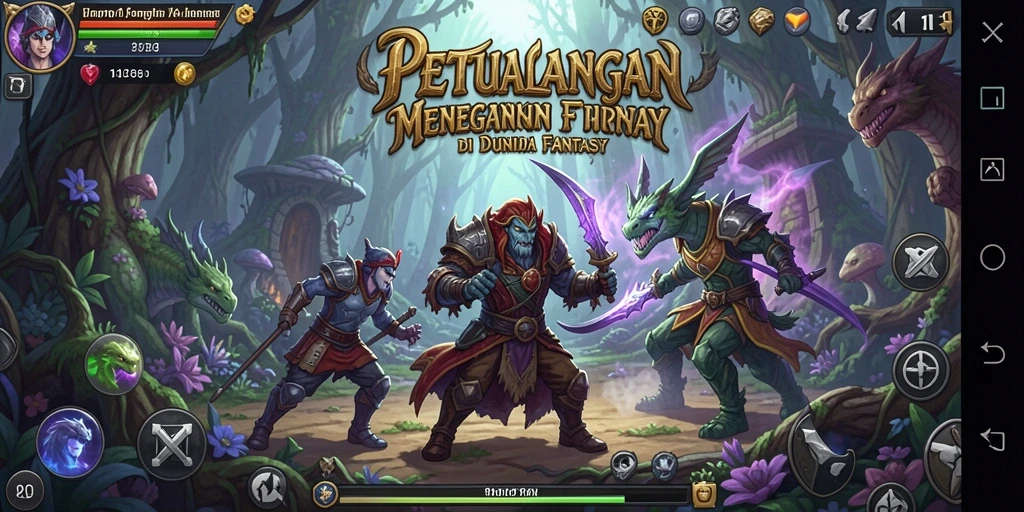 Tangkapan layar menampilkan gameplay RPYYY yang penuh petualangan.