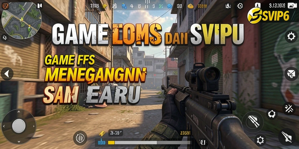 Gameplay dinamis dan seru di SVIP6 dengan aksi tembak-menembak.