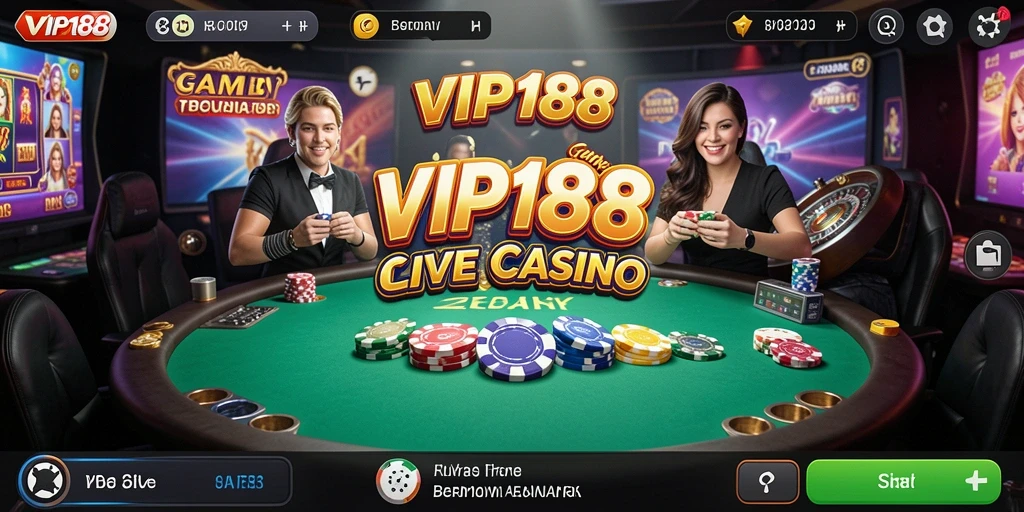 Tangkap momen seru saat bermain Live Casino di VIP188.